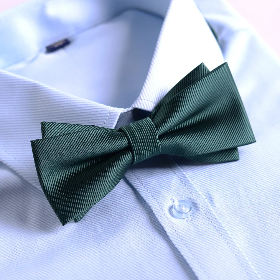 Korean Bow Ties Men's Soild Color Groom Best Man Ties Wedding Suit Shirt Bow Tie Dress Accessories Trend Double-layers Bow Tie
Korean Bow Ties Men's Soild Color Groom Best Man Ties Wedding Suit Shirt Bow Tie Dress Accessories Trend Double-layers Bow Tie