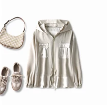 Hooded Acetate Polyester Women Jackets 2022 New Thin Summer Patchwork Casual Outerwear & Coats Dropshipping
Hooded Acetate Polyester Women Jackets 2022 New Thin Summer Patchwork Casual Outerwear & Coats Dropshipping