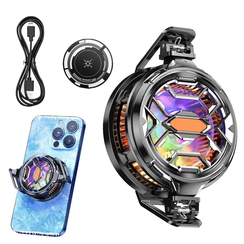 Cell Phone Cooler Magnetic Phone Radiator Cell Phone Cooler With Light Playing Game Type-C Rechargeable Cooler Rechargeable
Cell Phone Cooler Magnetic Phone Radiator Cell Phone Cooler With Light Playing Game Type-C Rechargeable Cooler Rechargeable