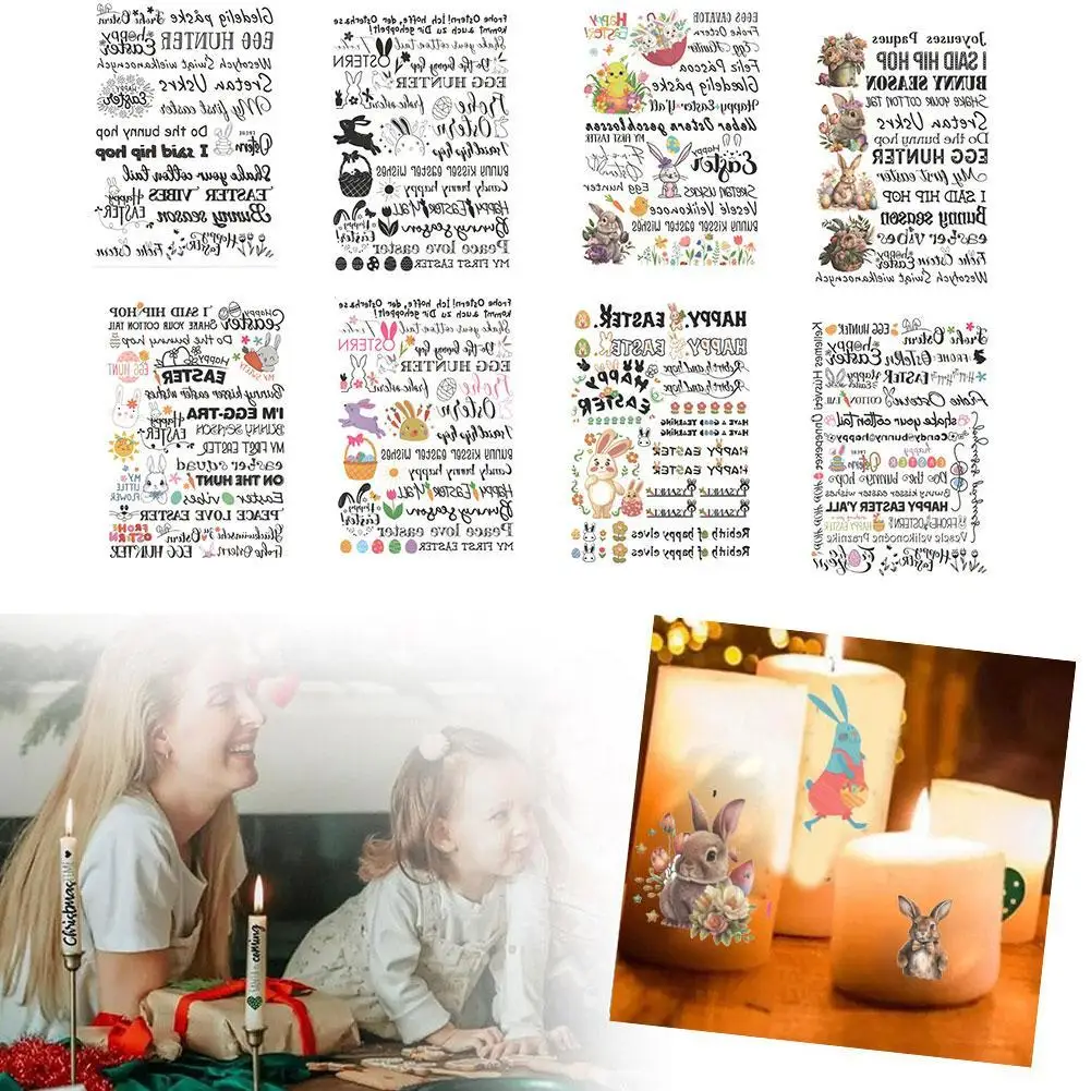 Christmas Candle Sticker Color Exquisite Pattern Candle Tattoo Film Stickers For Easter New Year Decorative Decals Party Supply
Christmas Candle Sticker Color Exquisite Pattern Candle Tattoo Film Stickers For Easter New Year Decorative Decals Party Supply