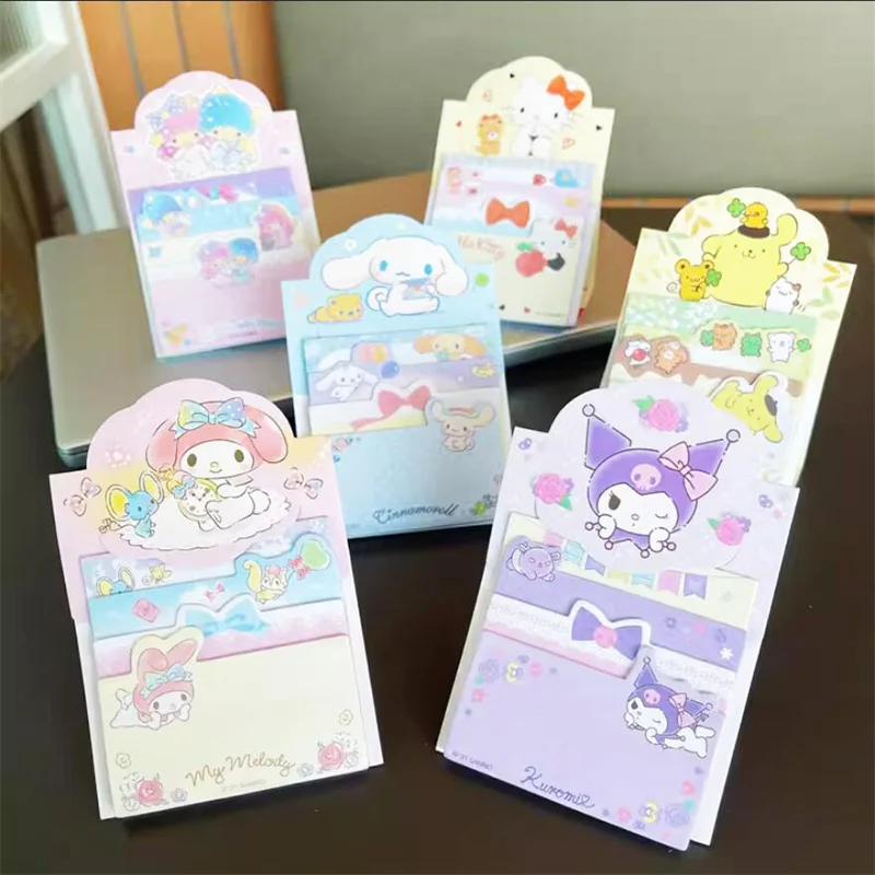 6 шт./партия Sanrio Melody Kuromi Cinnamoroll блокнот для записей клейкие заметки канцелярские этикетки блокнот планировщик наклейка канцелярские школьные принадлежности
6 шт./партия Sanrio Melody Kuromi Cinnamoroll блокнот для записей клейкие заметки канцелярские этикетки блокнот планировщик наклейка канцелярские школьные принадлежности
