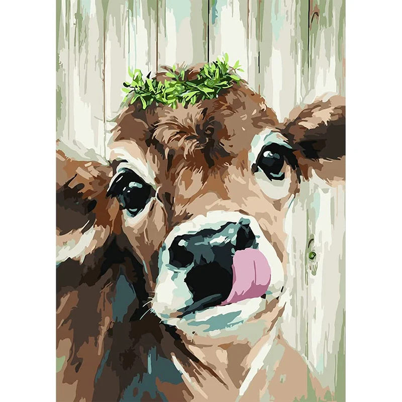 DIY Cow 5D Diamond Painting Full Round Rhinestones Cross Stitch Farm Animals Mosaic Diamond Embroidery Wall Art Home Decor Gift
DIY Cow 5D Diamond Painting Full Round Rhinestones Cross Stitch Farm Animals Mosaic Diamond Embroidery Wall Art Home Decor Gift