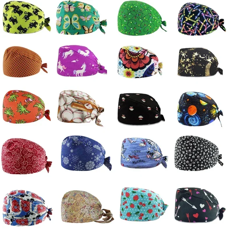 Cute Cartoon Print Scrubs Hat Nurse Hat Medical Surgical Cap Hospital Surgeon Dentist Work Hat Beauty Salon Chef Dustproof Caps
Cute Cartoon Print Scrubs Hat Nurse Hat Medical Surgical Cap Hospital Surgeon Dentist Work Hat Beauty Salon Chef Dustproof Caps