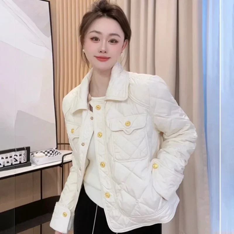 Popular Small Fragrant Style Cotton Jacket Women Parka 2023 New Winter Temperament Versatile Female Coat Clothes
Popular Small Fragrant Style Cotton Jacket Women Parka 2023 New Winter Temperament Versatile Female Coat Clothes