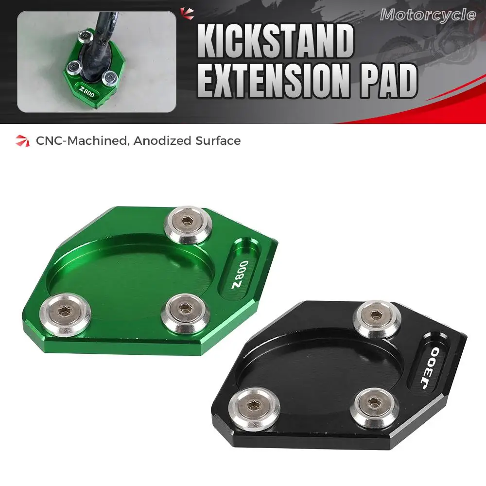 For Kawasaki Z800 ZX6R ZX636 J300 Motorcycle Accessories Foot Side Stand Enlarger Extension Kickstand Pad Plate Anti-slip
For Kawasaki Z800 ZX6R ZX636 J300 Motorcycle Accessories Foot Side Stand Enlarger Extension Kickstand Pad Plate Anti-slip