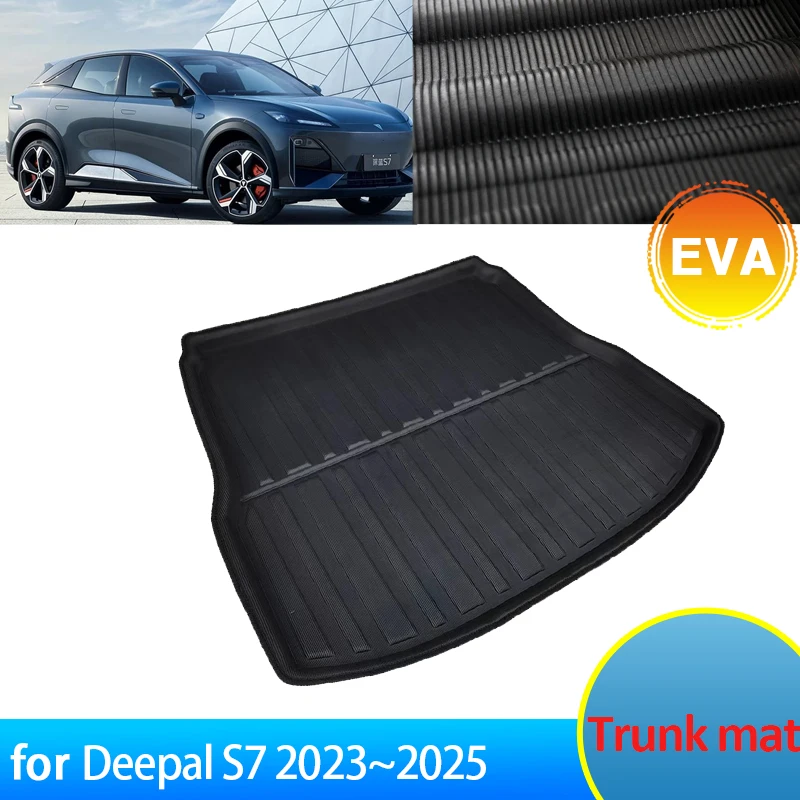 

EVA Car Trunk Mat for Deepal S7 Changan S07 2023 2024 2025 Accessories Auto Odorless Floor Tray Waterproof Cargo Carpet Stickesr