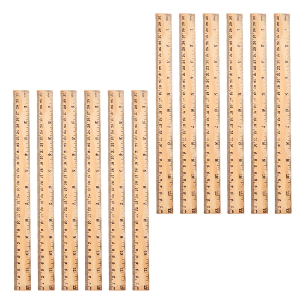 12 Pcs Wooden Supplies Multi-function Straight Suppliess Lucky Right Angle Drawing Drafting Rulers Accessory Kids
12 Pcs Wooden Supplies Multi-function Straight Suppliess Lucky Right Angle Drawing Drafting Rulers Accessory Kids