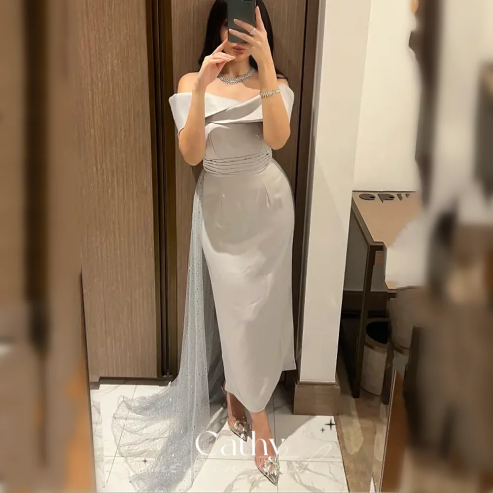 Cathy Elegant فساتين السهرة Mermaid Prom Dress 2023 Sexy Off Shoulder Party Dresses Silk Trumpet Vestidos De Noche With Train
Cathy Elegant فساتين السهرة Mermaid Prom Dress 2023 Sexy Off Shoulder Party Dresses Silk Trumpet Vestidos De Noche With Train