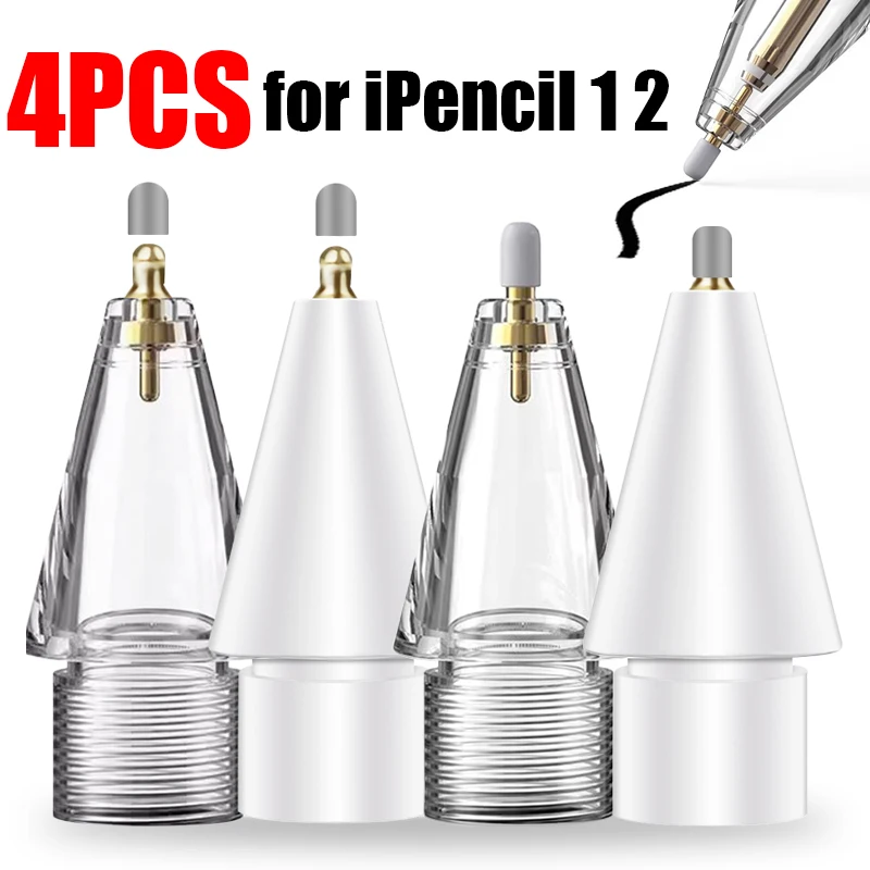 4 /1PCS Replacement Tablet Pen Tips for Apple Pencil 1 2 Generation Stylus Pencil Nib Premium Wear-Resistant Pen Tip for IPencil
4 /1PCS Replacement Tablet Pen Tips for Apple Pencil 1 2 Generation Stylus Pencil Nib Premium Wear-Resistant Pen Tip for IPencil