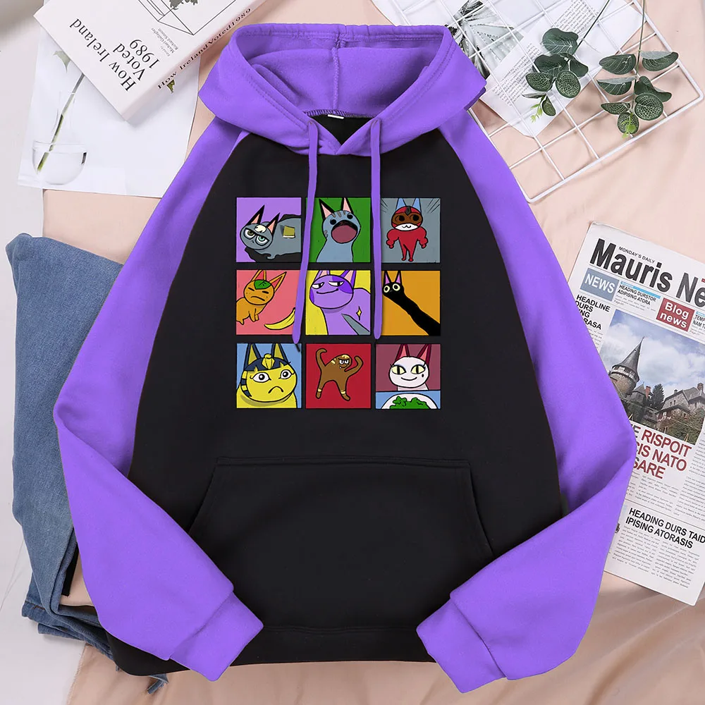 Nine Grids Cat Meme Board Colorful Funny Printed Mans Sweatshirt Funny Pocket Long Sleeves Creativity Male Raglan Sleeve Hoodies
Nine Grids Cat Meme Board Colorful Funny Printed Mans Sweatshirt Funny Pocket Long Sleeves Creativity Male Raglan Sleeve Hoodies