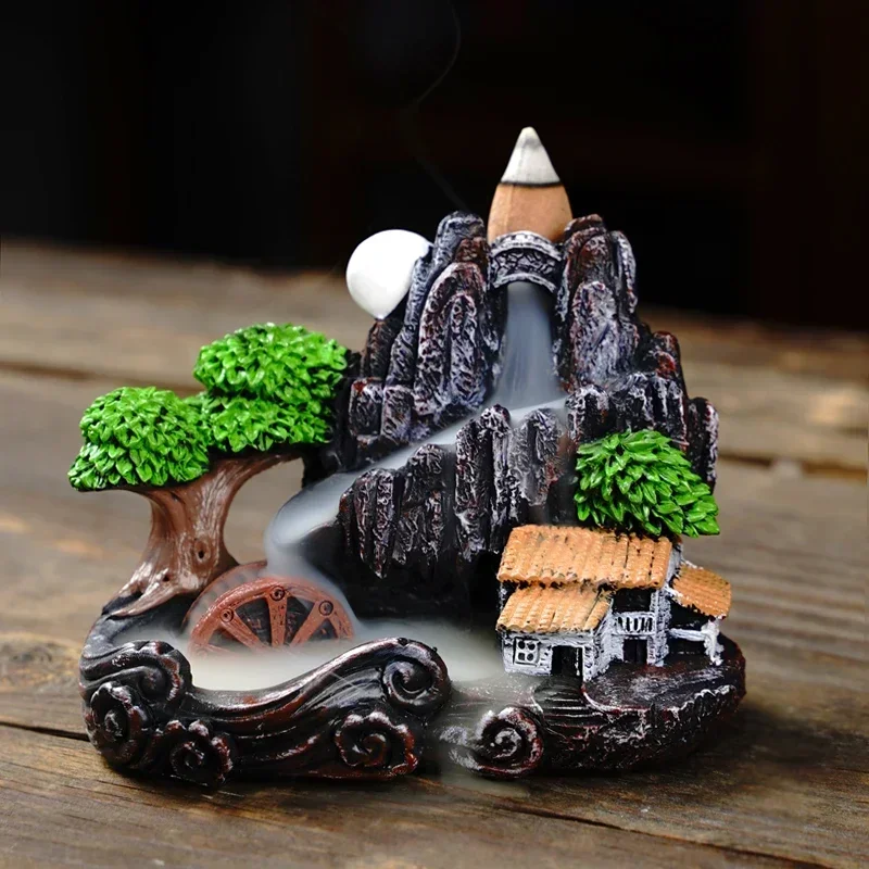 Антикварная Ароматизированная горелка-водопад, ароматические свечи для комнаты, Декоративные Ароматические свечи, ароматизатор