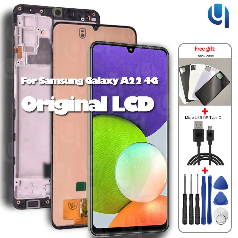 Screen For Samsung Galaxy A22 4G A225 SM-A225F SM-A225F/DS LCD Display + Touch Screen Digitizer Assembly For Samsung A22 4G
Screen For Samsung Galaxy A22 4G A225 SM-A225F SM-A225F/DS LCD Display + Touch Screen Digitizer Assembly For Samsung A22 4G