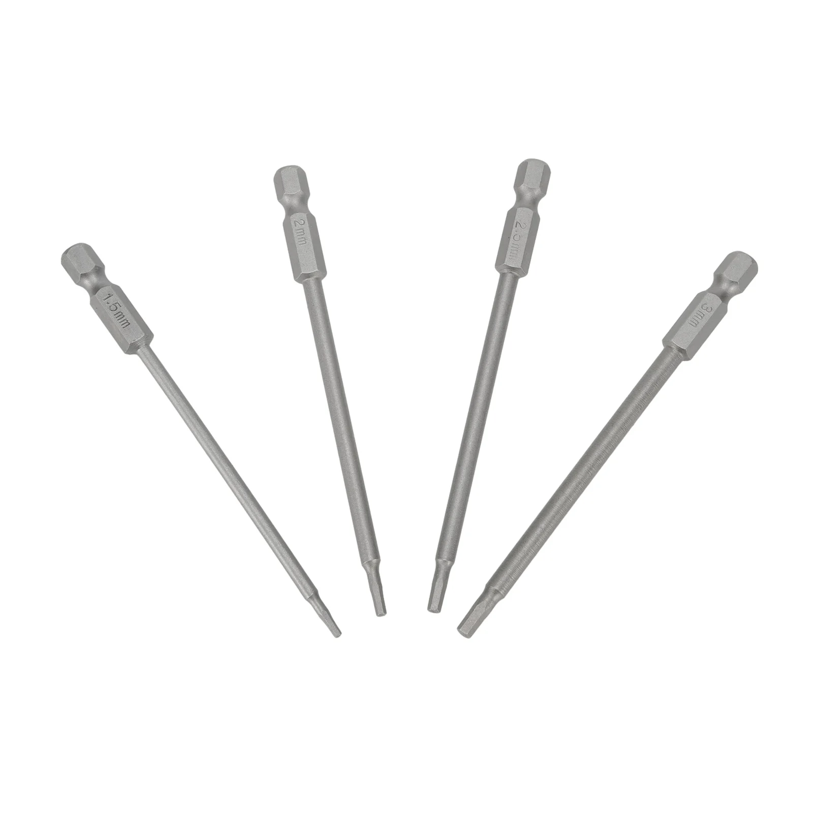 4pcs 1/4 Hex Shank Magnetic Head Screw Driver Screwdriver Drill Bit Magnetic Bit Holders Long Extension Bar 1.5/2.0/2.5/3.0mm
4pcs 1/4 Hex Shank Magnetic Head Screw Driver Screwdriver Drill Bit Magnetic Bit Holders Long Extension Bar 1.5/2.0/2.5/3.0mm