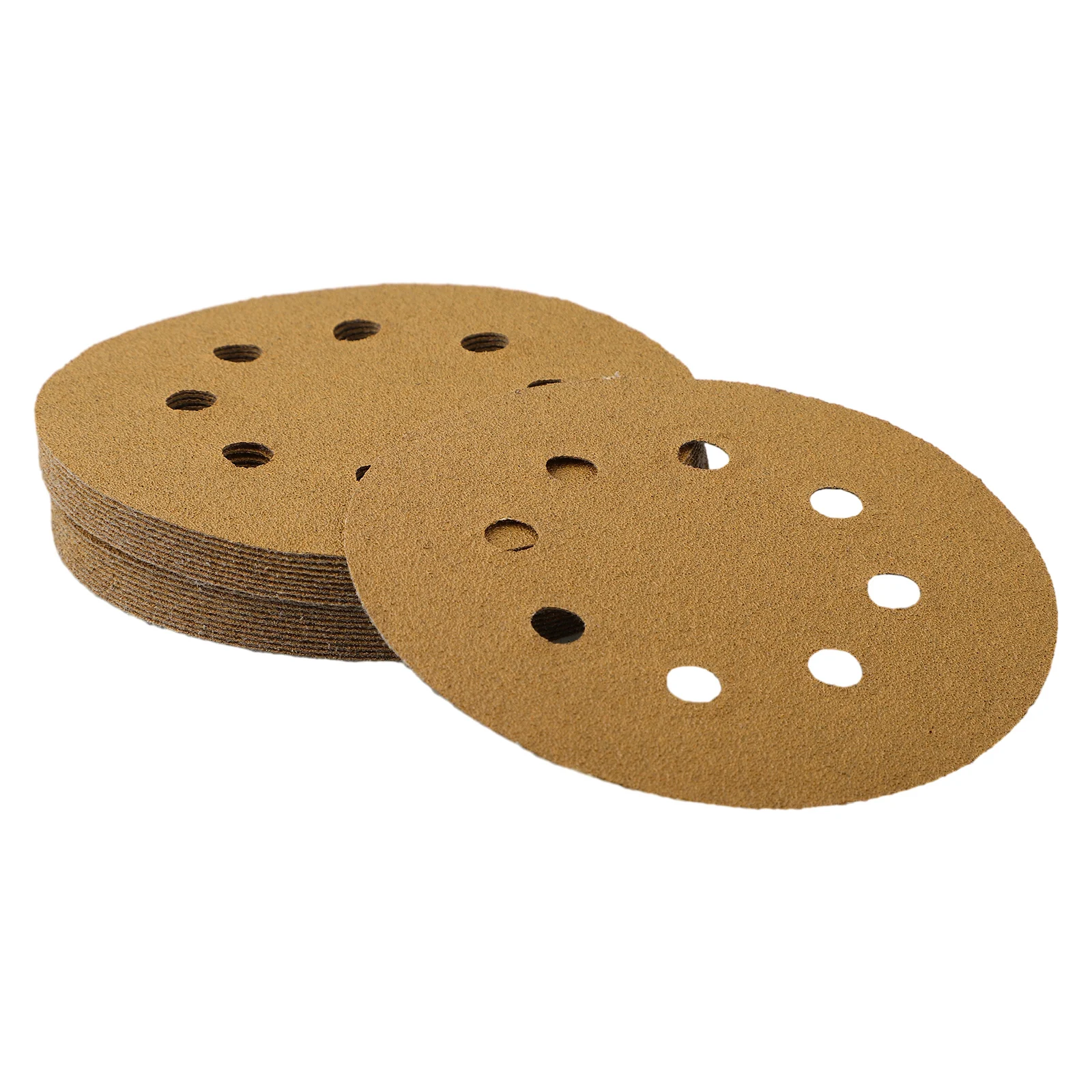 

20pcs 5 Inch 125mm Sanding Discs Hook And Loop Round Sandpaper 80-600Grit Alumina Abrasive For Metal Automotive Sanding Polishin