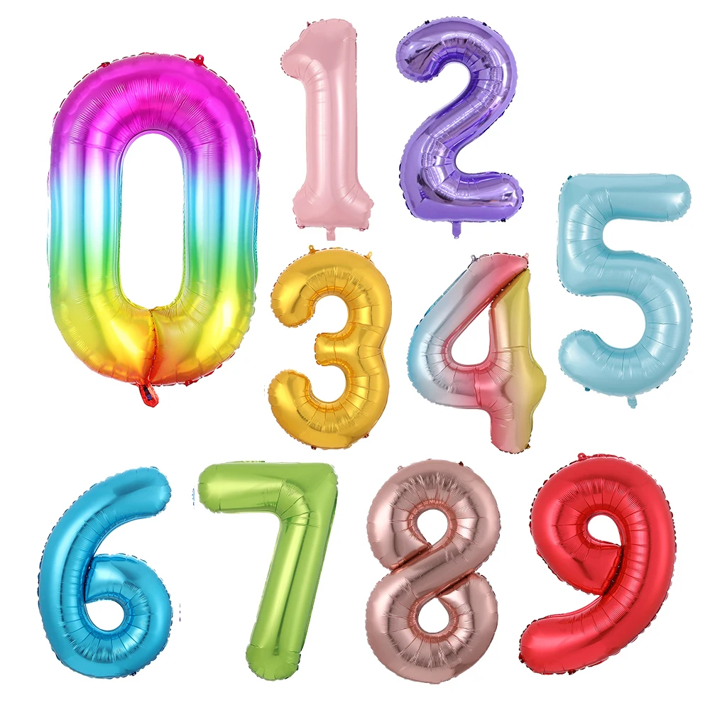 40Inch Big Foil Birthday Balloons Helium Number Balloon 0-9 Happy Birthday Baby ShowerParty Wedding Decorations Large Globos
40Inch Big Foil Birthday Balloons Helium Number Balloon 0-9 Happy Birthday Baby ShowerParty Wedding Decorations Large Globos