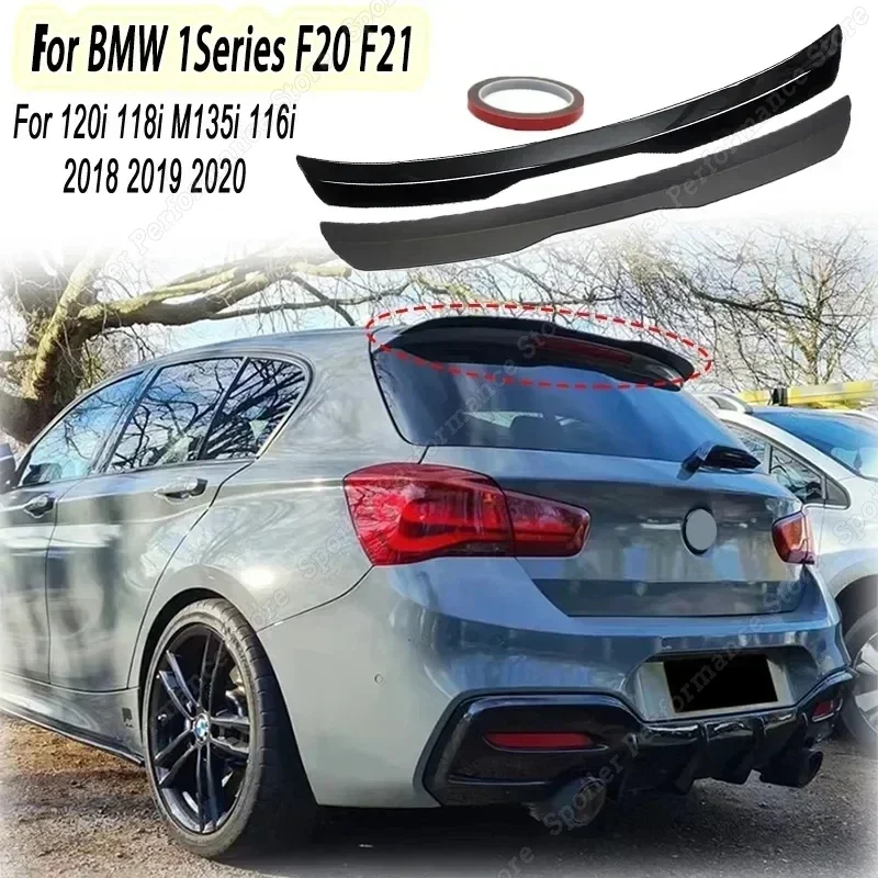 

Hatchback Rear Roof Lip Spoiler Wing For BMW 1Series F20 F21 116i 120i 118i M135i 2011-2020 ABS Car Tail Wing Decoration Strips