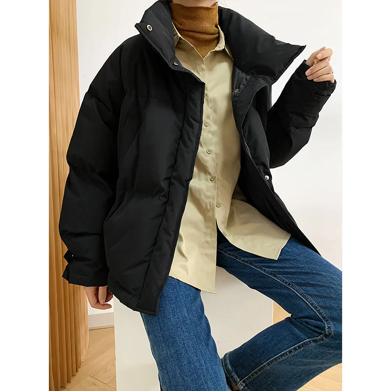 2022 Winter Cotton Clothing Women Short Collar Jacket Loose Chic Bread Clothing Warm Windproof Clothes
2022 Winter Cotton Clothing Women Short Collar Jacket Loose Chic Bread Clothing Warm Windproof Clothes