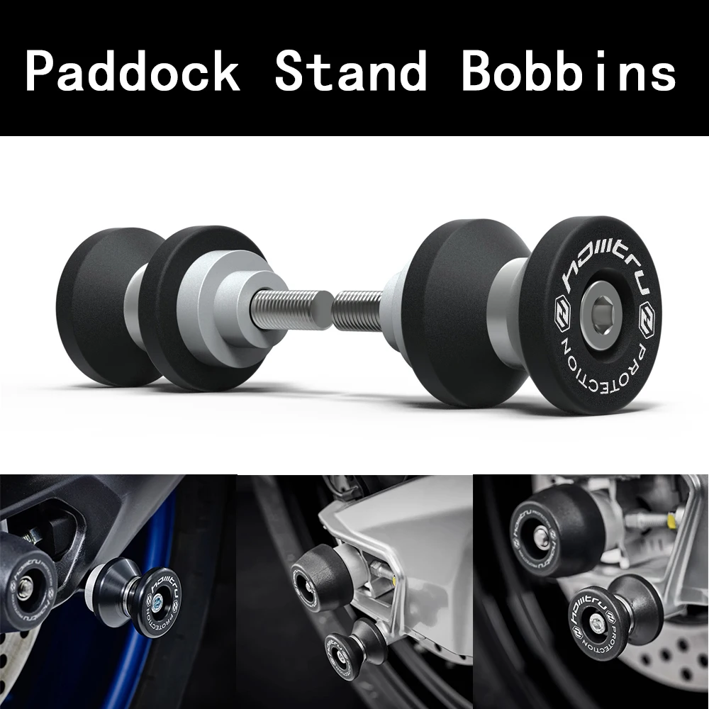 

For Yamaha R6 R7 R1 R1M MT-10 MT-10 SP FZ-10 2015-2023 Paddock Stand Bobbins