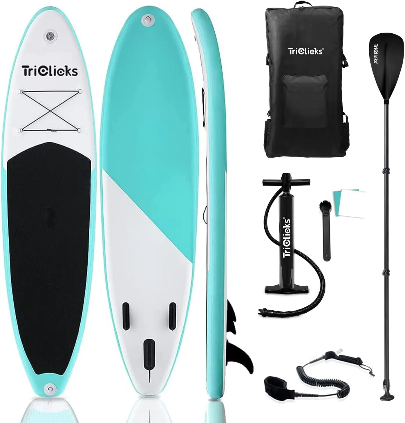 10ft Inflatable Stand Up Paddle Board SUP Board Inflatable SUP Surf Board with Non-Slip Deck w/ Accessories Backpack,Leash,3 Fin
10ft Inflatable Stand Up Paddle Board SUP Board Inflatable SUP Surf Board with Non-Slip Deck w/ Accessories Backpack,Leash,3 Fin