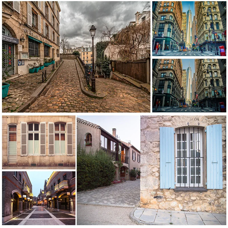 Vintage European Street View Scenery Photography Backdrops Wedding Travel Photo Backgrounds Studio Props 21928 DFG-04
Vintage European Street View Scenery Photography Backdrops Wedding Travel Photo Backgrounds Studio Props 21928 DFG-04