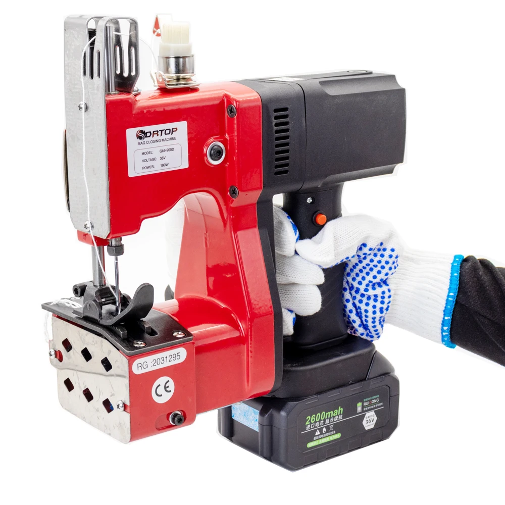 Lithium Battery Sewing Machine Bag Electric Industrial Packaging Machine Portable Stitch Woven Sack Sewing Sealing Machine
Lithium Battery Sewing Machine Bag Electric Industrial Packaging Machine Portable Stitch Woven Sack Sewing Sealing Machine