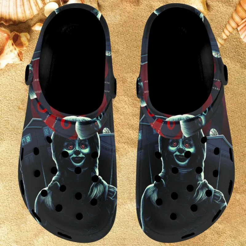 Twoheartsgirl Horror Movie Printed Breathable Sandals Casual Adults Home Shoes Slide Summer Beach Wading Slippers Zapatos Hombre
Twoheartsgirl Horror Movie Printed Breathable Sandals Casual Adults Home Shoes Slide Summer Beach Wading Slippers Zapatos Hombre