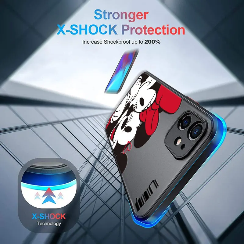 Phone Case For iPhone 14 15 16 Pro Disney Minnie Mickey Mouse Cover For Apple 11 13 Pro Max 12 Mini 8 16 Plus Translucent Fundas Phone Case For iPhone 14 15 16 Pro Disney Minnie Mickey Mouse Cover For Apple 11 13 Pro Max 12 Mini 8 16 Plus Translucent Fundas