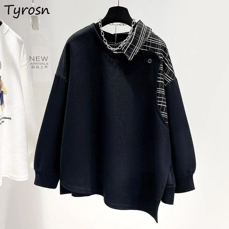 Sweatshirts Women Patchwork Design Loose L-4XL All-match Unisex Daily Streetwear Korean Style Casual Retro Stylish Autumn Simple
Sweatshirts Women Patchwork Design Loose L-4XL All-match Unisex Daily Streetwear Korean Style Casual Retro Stylish Autumn Simple