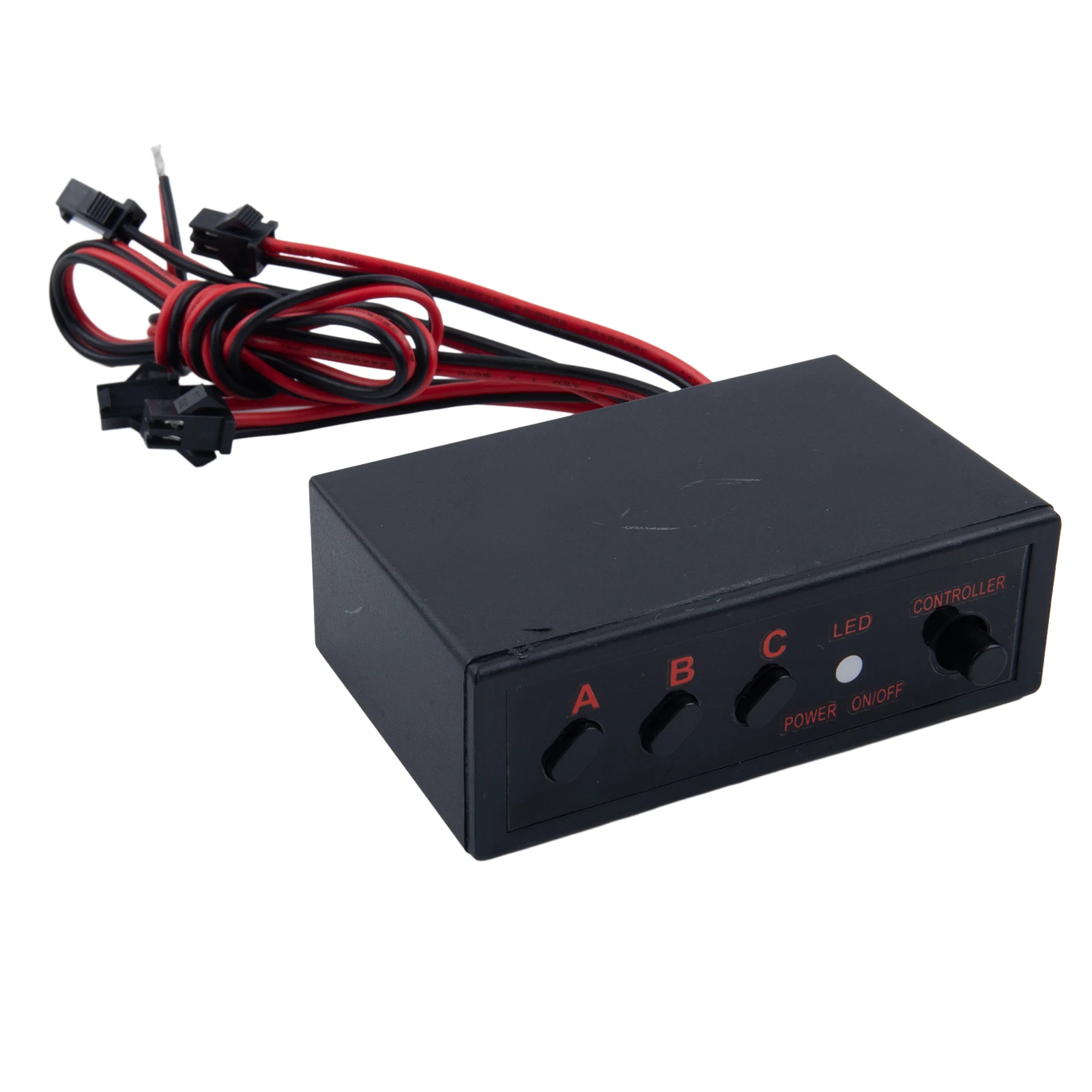 4-Way LED Flasher Controller Box - 3 Flashing Modes, 12V, Lightweight, Easy Install, 7.6x4.8x2.5cm 4 Channels
4-Way LED Flasher Controller Box - 3 Flashing Modes, 12V, Lightweight, Easy Install, 7.6x4.8x2.5cm 4 Channels