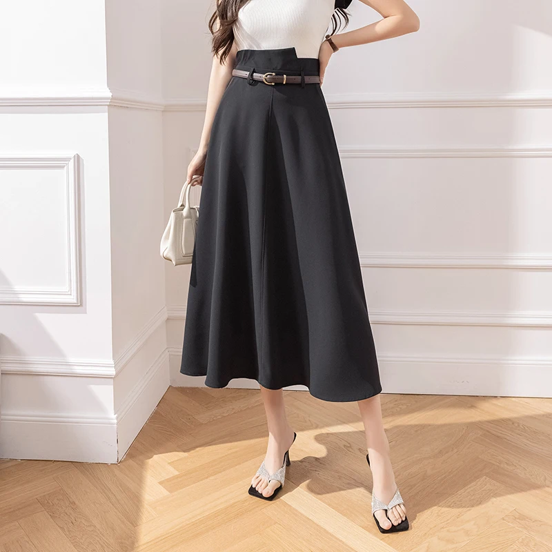 Office Lady Fashion Irregular High Waist Midi Skirts Womens Spring Summer Elegant A-line Long Skirt Female Vintage Skirts
Office Lady Fashion Irregular High Waist Midi Skirts Womens Spring Summer Elegant A-line Long Skirt Female Vintage Skirts