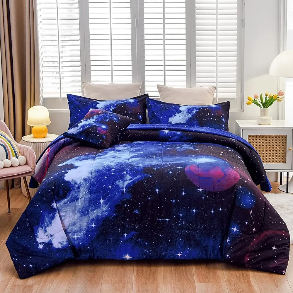Комплект постельного белья Galaxy 6 шт., одеяло в сумке, с 3D-принтом, для детей, мальчиков, девочек, подростков, домашний текстиль
Комплект постельного белья Galaxy 6 шт., одеяло в сумке, с 3D-принтом, для детей, мальчиков, девочек, подростков, домашний текстиль
