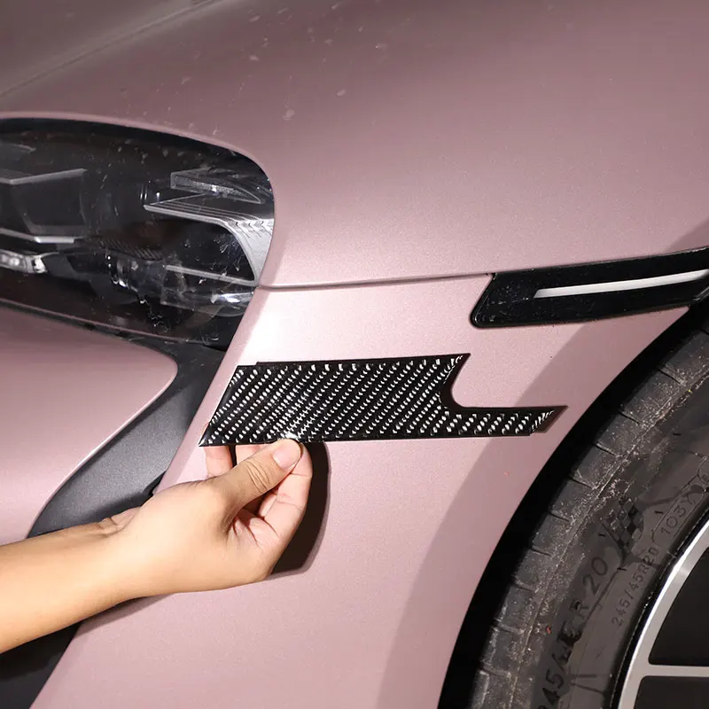 For Porsche Taycan 2019 2020 2021 2022 Soft Carbon Fiber Car Front Steering Lamp Side Panel Trim Stickers Car Accessories
For Porsche Taycan 2019 2020 2021 2022 Soft Carbon Fiber Car Front Steering Lamp Side Panel Trim Stickers Car Accessories