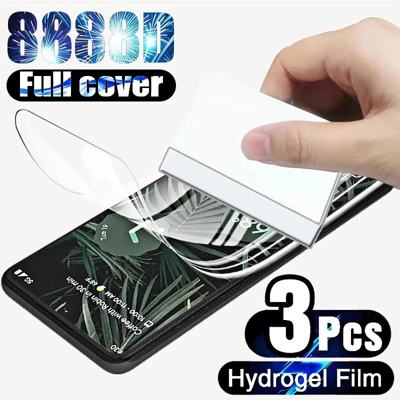 3Pcs Hydrogel Film For Google Pixel 7 Pro Screen Protector For Pixel 7 6a 6 Pro Protective Film Not Glass
3Pcs Hydrogel Film For Google Pixel 7 Pro Screen Protector For Pixel 7 6a 6 Pro Protective Film Not Glass