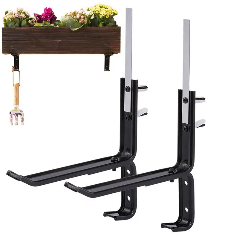 2PCS Adjustable Flower Pot Bracket Window Planter Box Iron Plant Hangers Outdoor Hang Flower Box Holders Wall Mounting Hooks
2PCS Adjustable Flower Pot Bracket Window Planter Box Iron Plant Hangers Outdoor Hang Flower Box Holders Wall Mounting Hooks