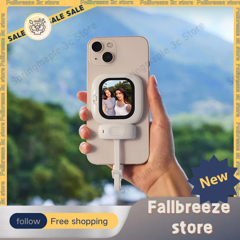 Founist Vlogmate Magnetic Selfie Monitor Bluetooth Remote Control Amoled Screen Portable For Iphone 5-12 13 14 15 16 Accessories 1