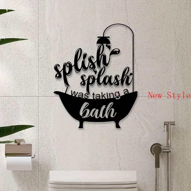 Metal Splish Splash Bathroom Wall Sign Cute Bathroom Home Decor Funny Bathroom Art Metal Wall Hanging Background Decoration Home
Metal Splish Splash Bathroom Wall Sign Cute Bathroom Home Decor Funny Bathroom Art Metal Wall Hanging Background Decoration Home