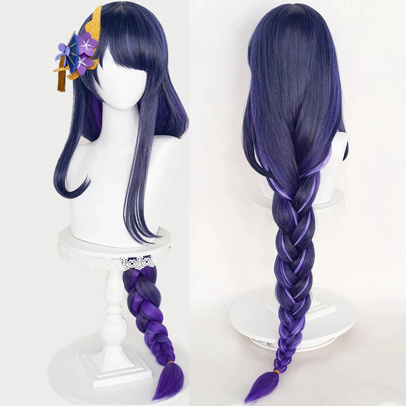 Game Genshin Impact Raiden Shogun Cosplay Wig Baal Wig Long Mixed Color Braids Heat Resistant Synthetic Hair Anime Wigs + WigCap
Game Genshin Impact Raiden Shogun Cosplay Wig Baal Wig Long Mixed Color Braids Heat Resistant Synthetic Hair Anime Wigs + WigCap