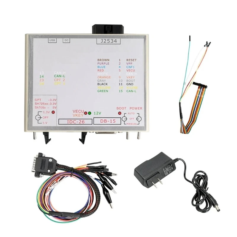 

Power Box Adapters 3 Switches Power Box with LED CNF1 for FLASH j2534 Soft Programmer