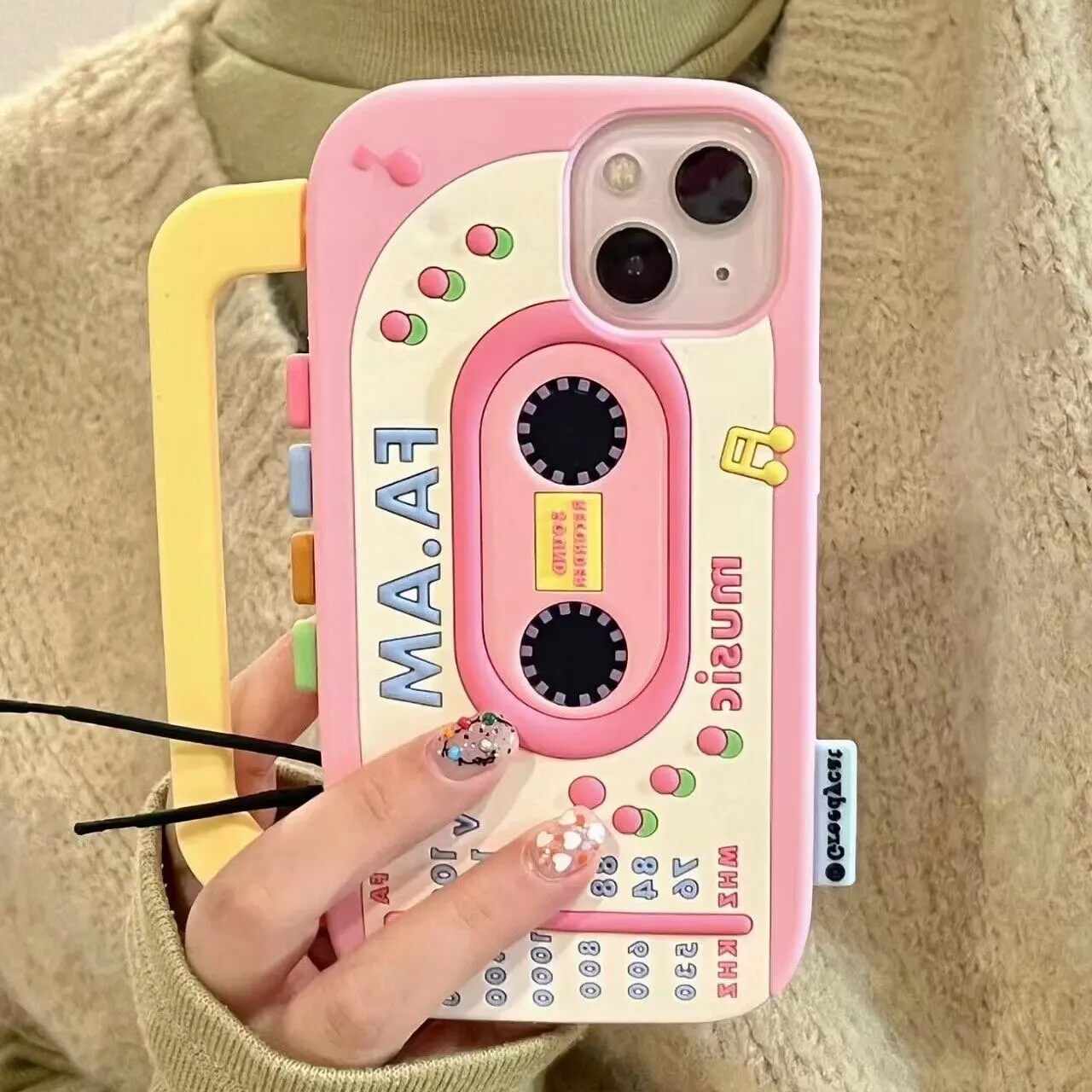 3D Radio Phone Case for Iphone 14 13 12 Pro Max 11 INS Cartoon Pink Japan Korea Style Silicone Full Coverage Phone Cover
3D Radio Phone Case for Iphone 14 13 12 Pro Max 11 INS Cartoon Pink Japan Korea Style Silicone Full Coverage Phone Cover