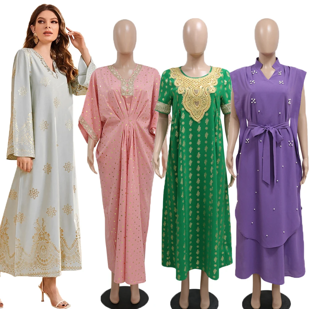 Elegant Abayas Women Muslim Long Maxi Dress Dubai Kaftan Islamic Party Evening Morocco Jalabiya Caftan Ramadan Eid Clothing Gown
Elegant Abayas Women Muslim Long Maxi Dress Dubai Kaftan Islamic Party Evening Morocco Jalabiya Caftan Ramadan Eid Clothing Gown