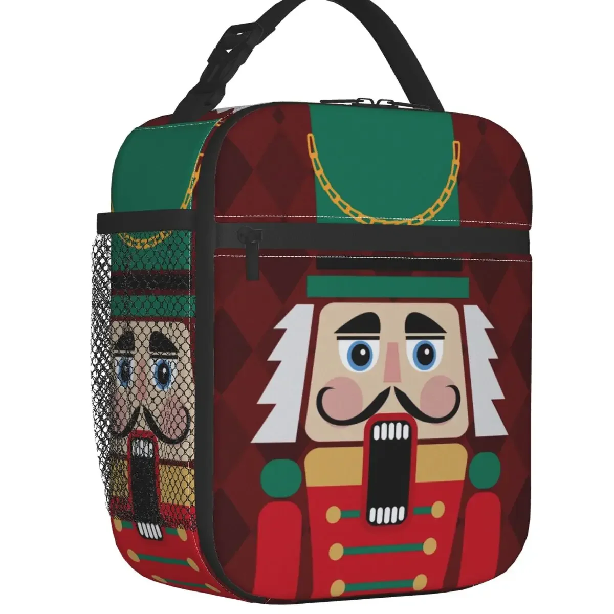 Custom Nutcracker Doll Lunch Bag Women Cooler Thermal Insulated Lunch Boxes for Children School
Custom Nutcracker Doll Lunch Bag Women Cooler Thermal Insulated Lunch Boxes for Children School