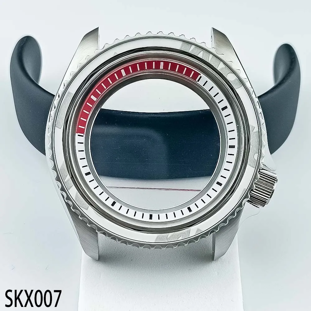 SKX007 case 40.5mm Men's watches steel case FIT NH35 NH36 movement case watch accessories stainless steel Convex glass 22mm band
SKX007 case 40.5mm Men's watches steel case FIT NH35 NH36 movement case watch accessories stainless steel Convex glass 22mm band