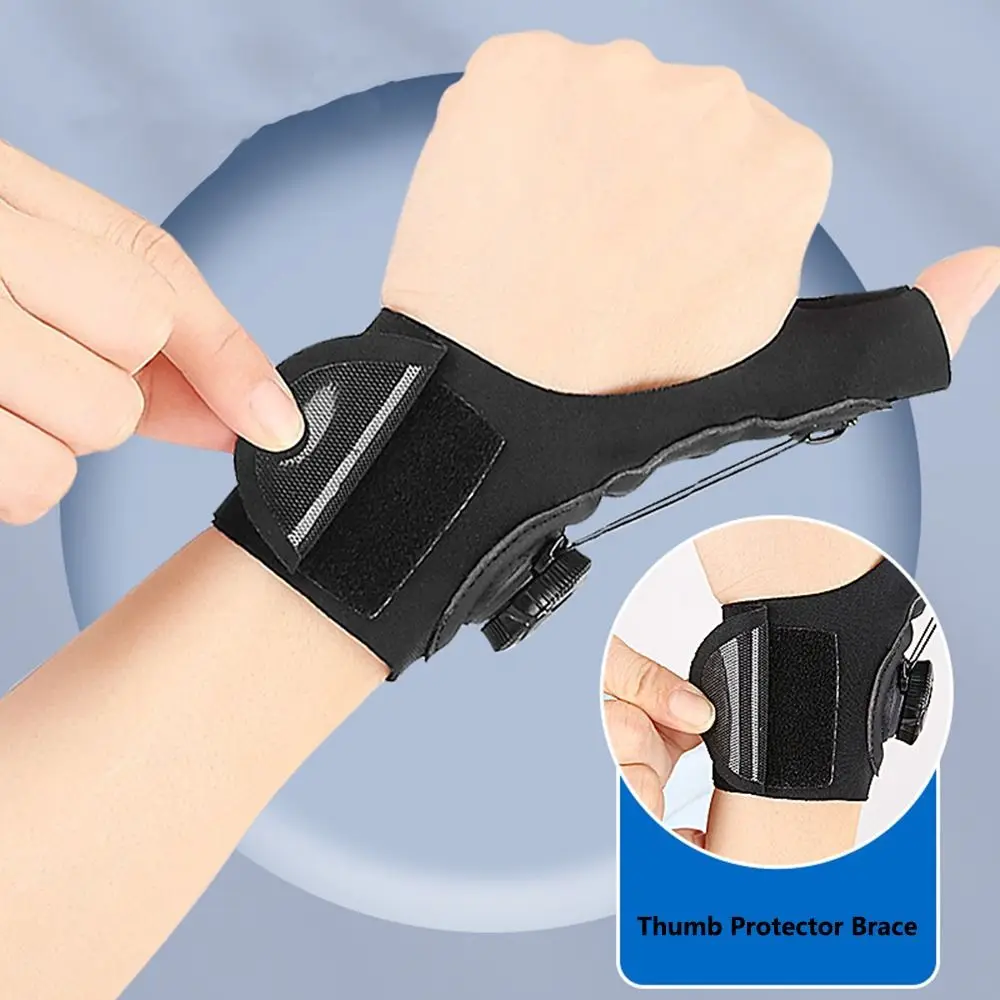 

Knob Adjustment Thumb Protector Brace Portable Breathable Comfortable Tendon Sheath Wrist Brace Lightweight Wrist Support Strap