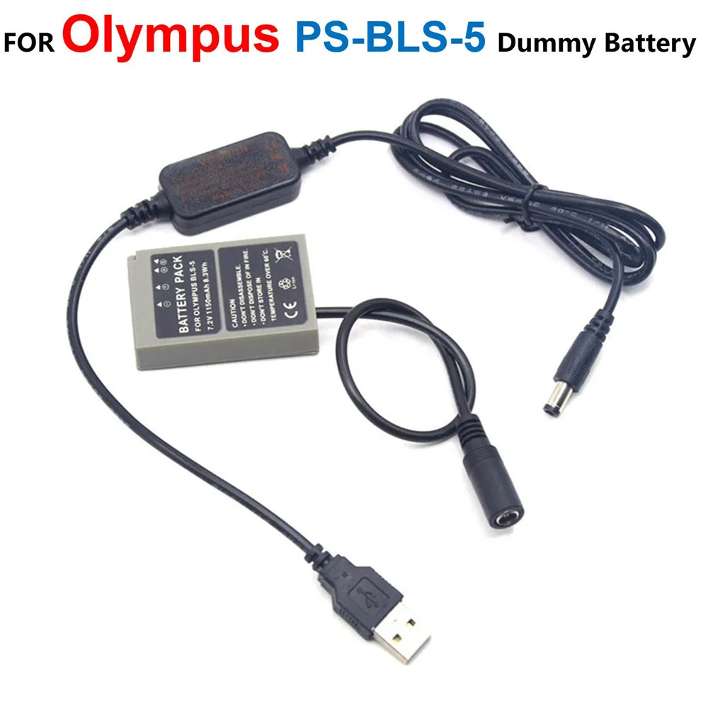 BLS-5 DC Coupler PS-BLS5 Fake Battery+USB Power Cable For Olympus PEN E-PL7 E-PL5 E-PM2 Stylus1 1S OM-D E-M10 E-M10 Mark II III
BLS-5 DC Coupler PS-BLS5 Fake Battery+USB Power Cable For Olympus PEN E-PL7 E-PL5 E-PM2 Stylus1 1S OM-D E-M10 E-M10 Mark II III