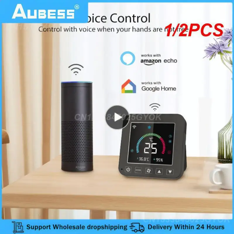 1/2PCS Tuya WiFi Thermostat Air Conditioner IR Temperature Humidity Infrared Controller USB Power LCD Touch Screen Home
1/2PCS Tuya WiFi Thermostat Air Conditioner IR Temperature Humidity Infrared Controller USB Power LCD Touch Screen Home