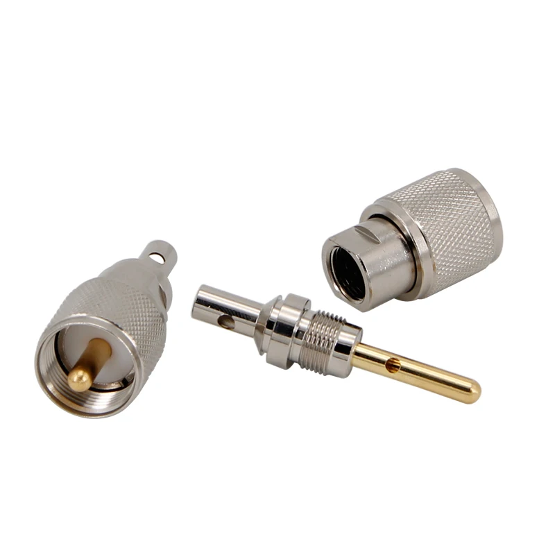 1pcs UHF M Male Jack Bulkhead Right Angle Connector Solder 50-3 RG58 RG142 Cable Wire Terminals RF
1pcs UHF M Male Jack Bulkhead Right Angle Connector Solder 50-3 RG58 RG142 Cable Wire Terminals RF