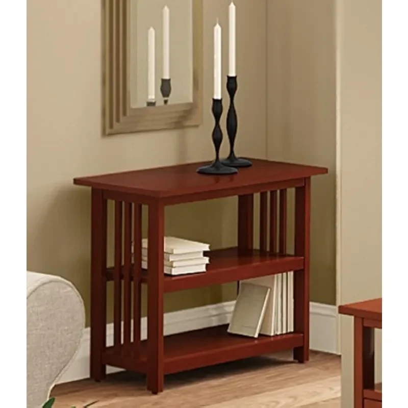 Mission Under Window Bookshelf Bookcase with 2 Shelves Cherry Storage Shelf Home Office Furniture 14"D 31"W 24"H US
Mission Under Window Bookshelf Bookcase with 2 Shelves Cherry Storage Shelf Home Office Furniture 14"D 31"W 24"H US