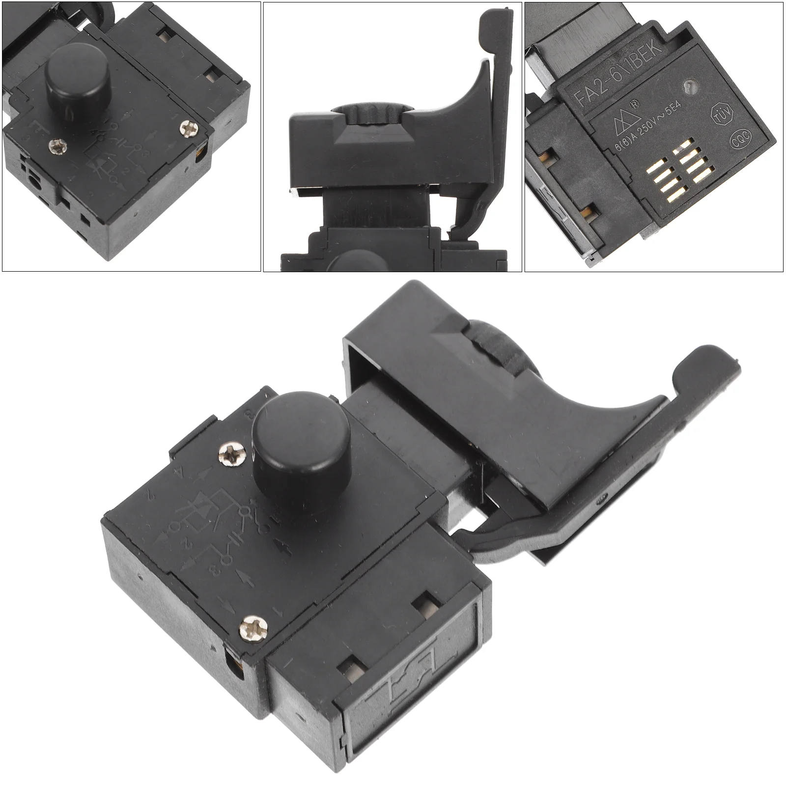 Electric Drill Speed Button Speeds Control Push Trigger Hand Plastic Optional Lock
Electric Drill Speed Button Speeds Control Push Trigger Hand Plastic Optional Lock