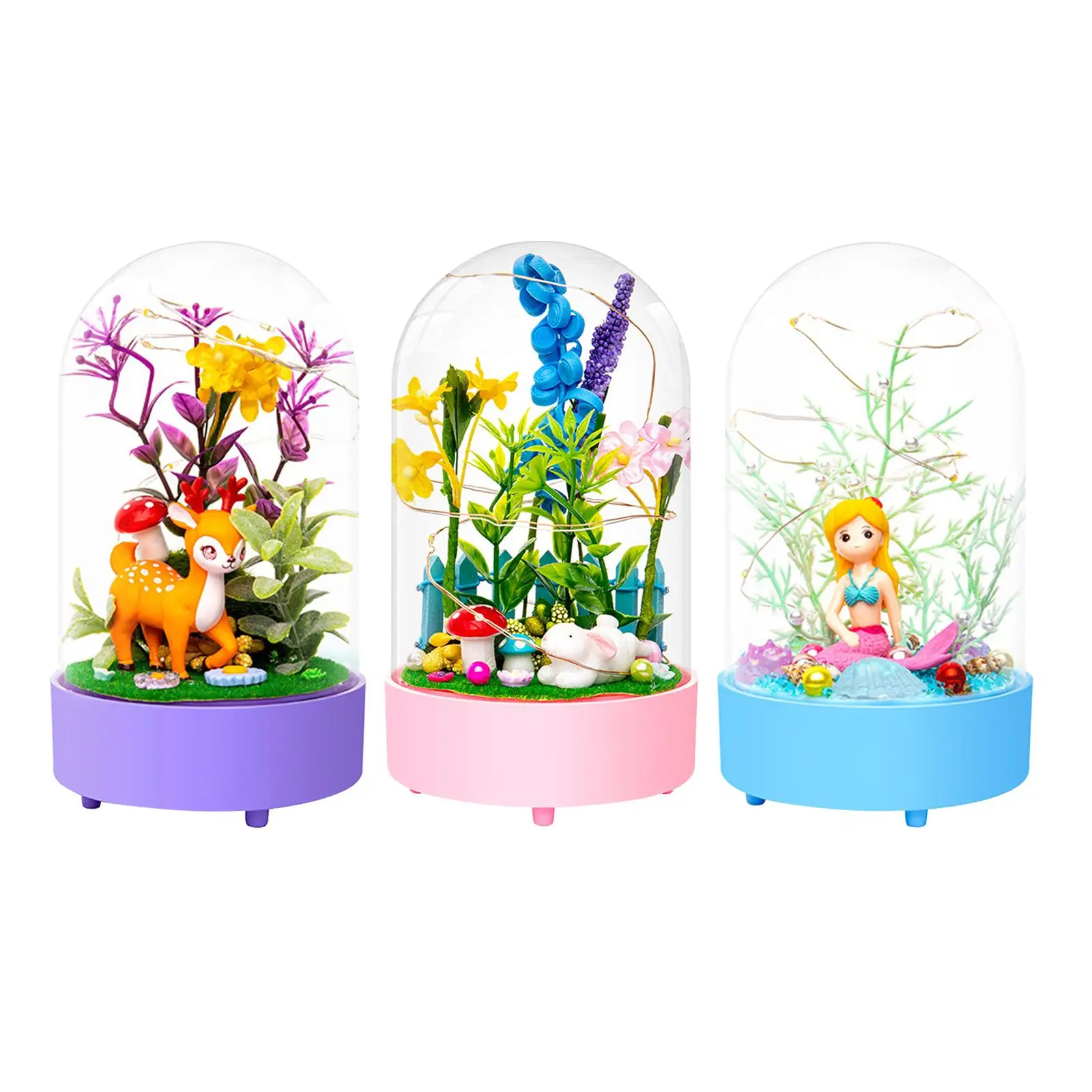 DIY Miniature Garden Educational with Light Decorative DIY Miniature Dollhouse kits for Game Micro Landscape Children Day Party
DIY Miniature Garden Educational with Light Decorative DIY Miniature Dollhouse kits for Game Micro Landscape Children Day Party