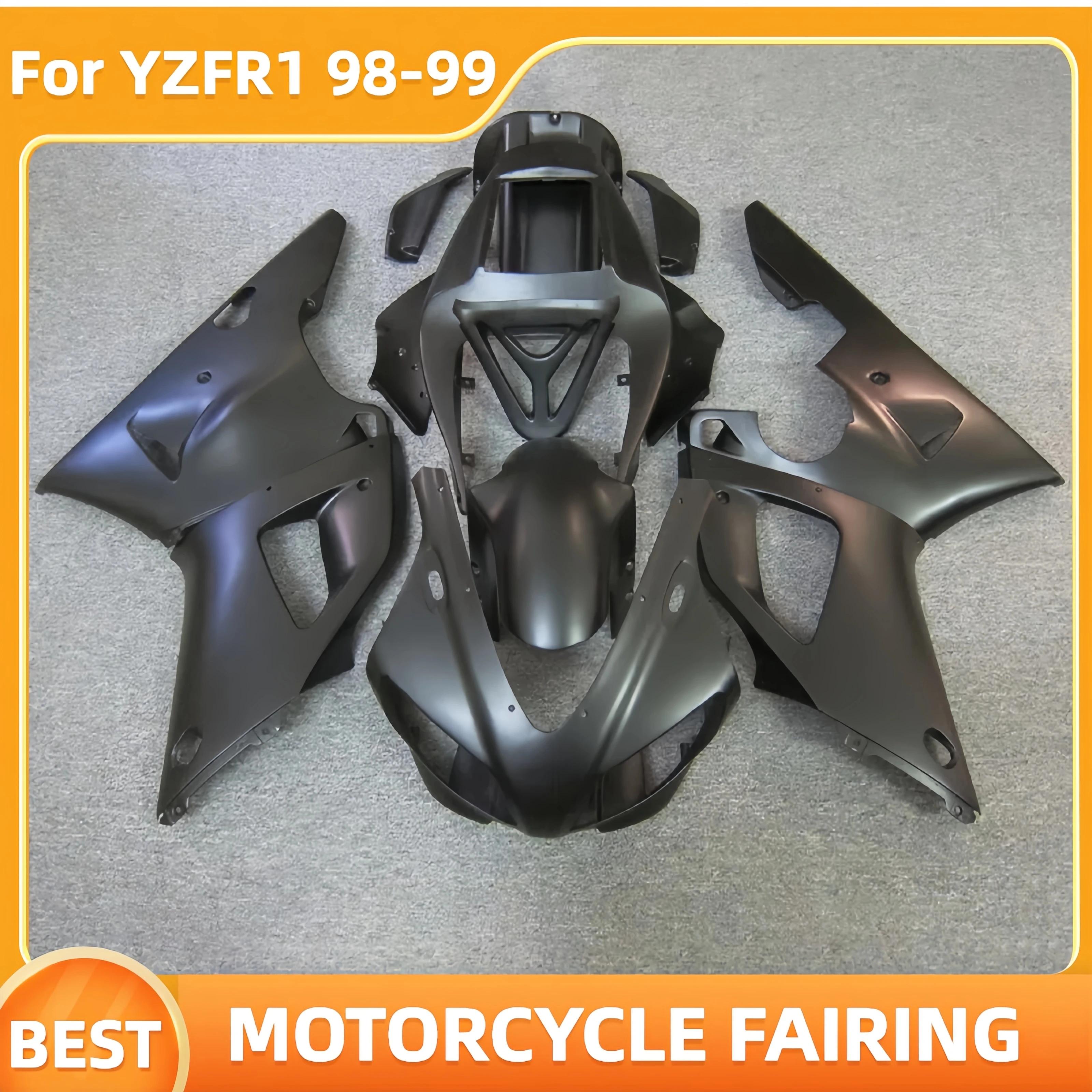 Для YAMAHA 1998 1999 YZF R1 1000 CC YZF-1000 YZF1000 YZF-R1 YZFR1 98 99 матовый черный мотоциклетный комплект обтекателей ABS пластик 100% подходит
Для YAMAHA 1998 1999 YZF R1 1000 CC YZF-1000 YZF1000 YZF-R1 YZFR1 98 99 матовый черный мотоциклетный комплект обтекателей ABS пластик 100% подходит